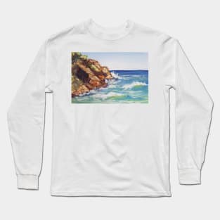 North Boomerang Beach Long Sleeve T-Shirt